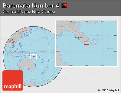 Gray Location Map of Baramata Number 4