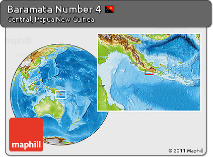 Physical Location Map of Baramata Number 4