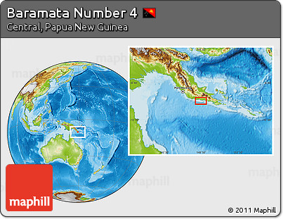 Physical Location Map of Baramata Number 4