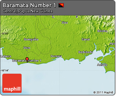 Physical Map of Baramata Number 1