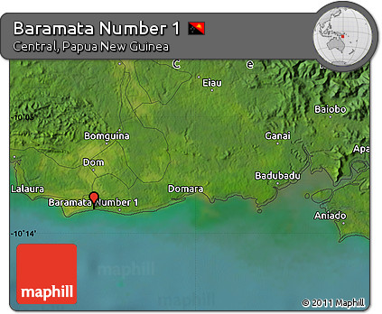 Satellite Map of Baramata Number 1