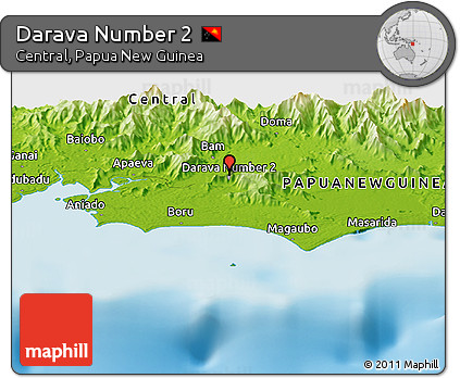 Physical Panoramic Map of Darava Number 2