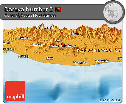 Political Panoramic Map of Darava Number 2