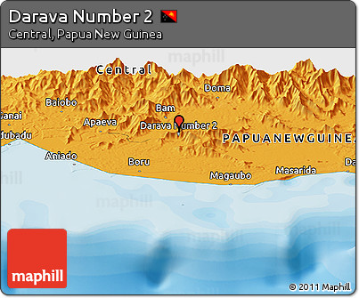 Political Panoramic Map of Darava Number 2
