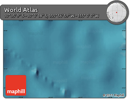 Satellite Map of the Area around 10° 17' 43" S, 155° 28' 29" W