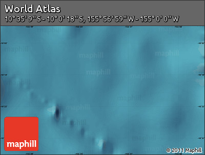 Satellite Map of the Area around 10° 17' 43" S, 155° 28' 29" W