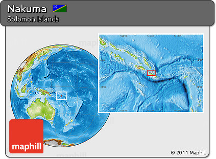 Physical Location Map of Nakuma