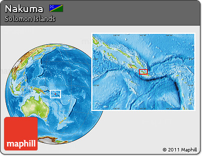 Physical Location Map of Nakuma