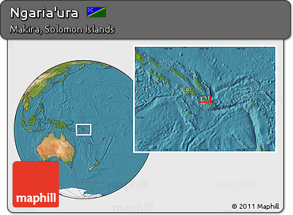 Satellite Location Map of Ngaria'ura