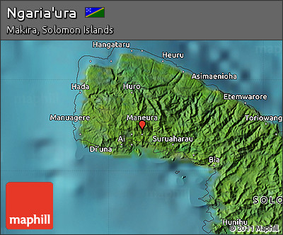 Satellite Map of Ngaria'ura