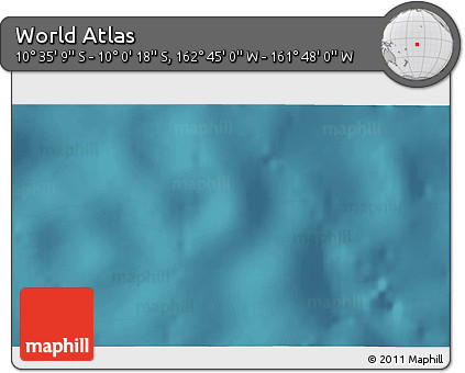 Satellite 3D Map of the Area around 10° 17' 43" S, 162° 16' 30" W