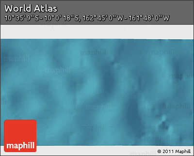 Satellite 3D Map of the Area around 10° 17' 43" S, 162° 16' 30" W
