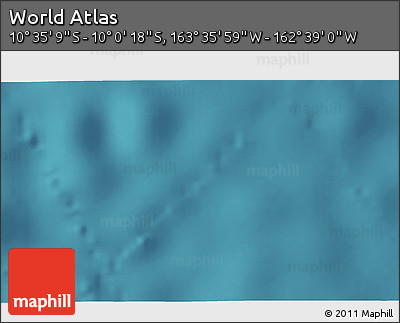 Satellite 3D Map of the Area around 10° 17' 43" S, 163° 7' 30" W