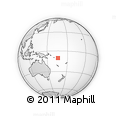 Outline Map of the Area around 10° 17' 43" S, 165° 49' 29" E, rectangular outline