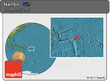 Satellite Location Map of Nenbo