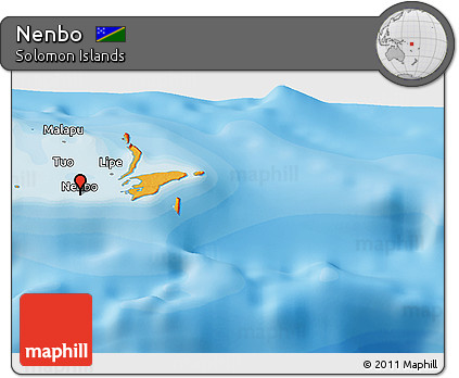 Political Panoramic Map of Nenbo