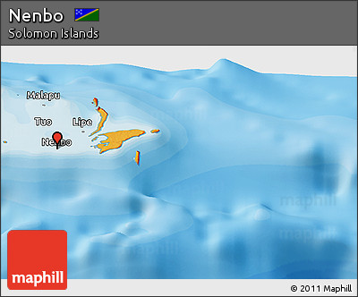 Political Panoramic Map of Nenbo