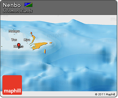 Political Panoramic Map of Nenbo