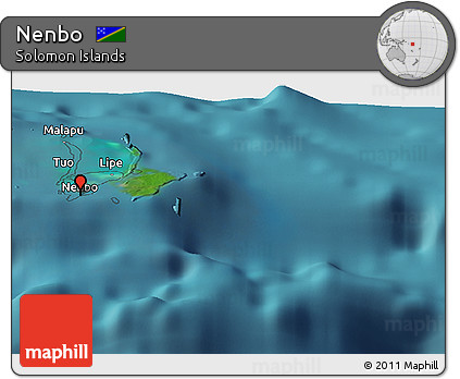 Satellite Panoramic Map of Nenbo
