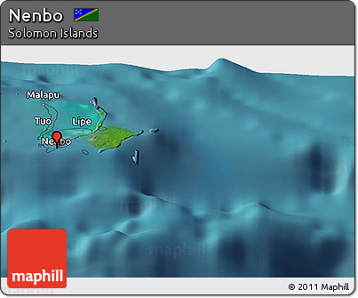 Satellite Panoramic Map of Nenbo
