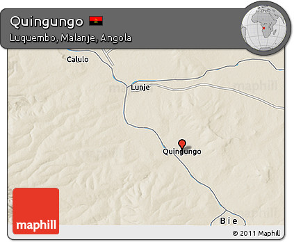 Shaded Relief 3D Map of Quingungo