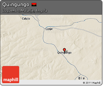 Shaded Relief 3D Map of Quingungo