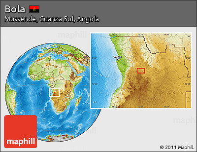 Physical Location Map of Bola