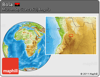 Physical Location Map of Bola