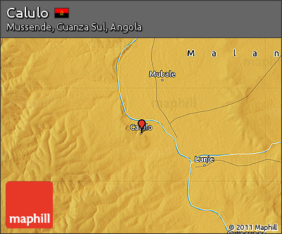 Physical Map of Calulo