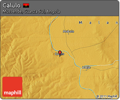 Physical Map of Calulo