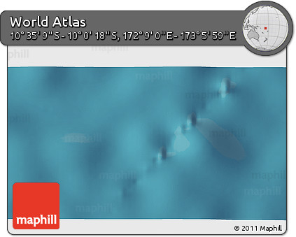 Satellite 3D Map of the Area around 10° 17' 43" S, 172° 37' 30" E