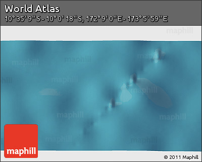 Satellite 3D Map of the Area around 10° 17' 43" S, 172° 37' 30" E