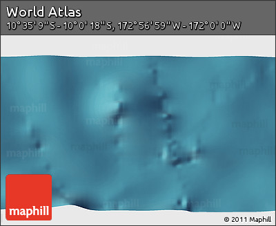 Satellite 3D Map of the Area around 10° 17' 43" S, 172° 28' 29" W