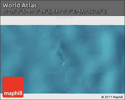 Satellite 3D Map of the Area around 10° 17' 43" S, 173° 28' 29" E