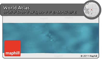 Satellite Panoramic Map of the Area around 10° 17' 43" S, 173° 28' 29" E