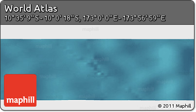 Satellite Panoramic Map of the Area around 10° 17' 43" S, 173° 28' 29" E