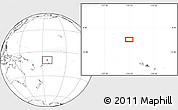 Blank Location Map of the area around 10° 17' 43" S, 174° 10' 30" W