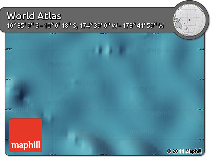Satellite Map of the Area around 10° 17' 43" S, 174° 10' 30" W