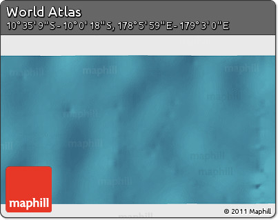 Satellite 3D Map of the Area around 10° 17' 43" S, 178° 34' 29" E