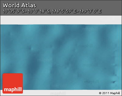 Satellite 3D Map of the Area around 10° 17' 43" S, 178° 34' 29" E