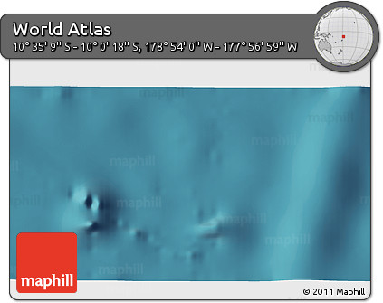 Satellite 3D Map of the Area around 10° 17' 43" S, 178° 25' 30" W