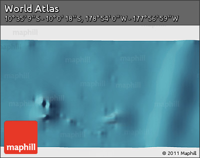 Satellite 3D Map of the Area around 10° 17' 43" S, 178° 25' 30" W