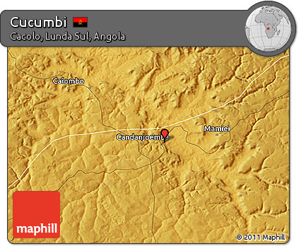 Physical 3D Map of Cucumbi