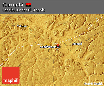 Physical 3D Map of Cucumbi