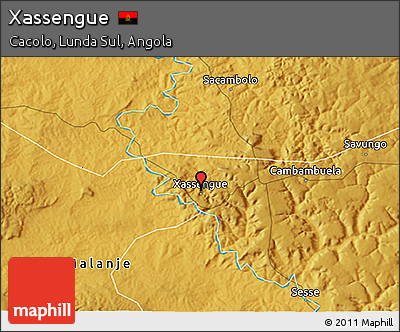 Physical 3D Map of Xassengue