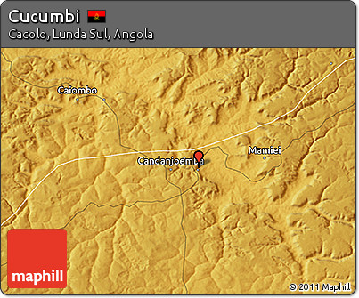 Physical 3D Map of Cucumbi