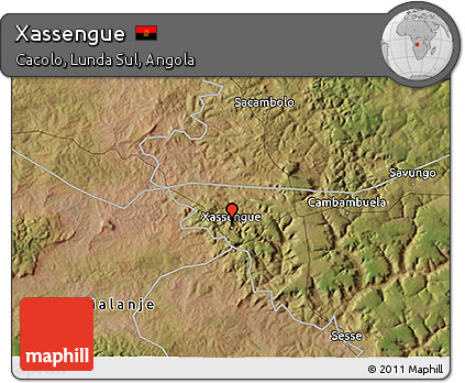 Satellite 3D Map of Xassengue