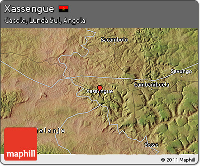 Satellite 3D Map of Xassengue
