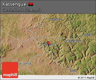 Satellite 3D Map of Xassengue