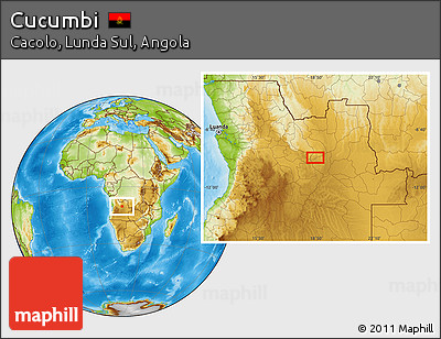 Physical Location Map of Cucumbi